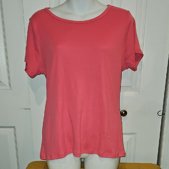 Splendid Tops - Splendid S/S Tee Pink Sz L NWT MSRP $68